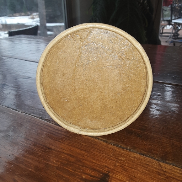 Meadow gold buttermilk 1 qt wax cone cylinder vintage New Old Stock - Picture 8 of 10